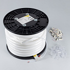 Светодиодная лента герметичная MOONLIGHT-TOP-A336-D25mm 48V Day4000 360deg (12.5 W/m, IP65, 2835, 20m, wire x1) (Arlight, Вывод прямой, 3 года)