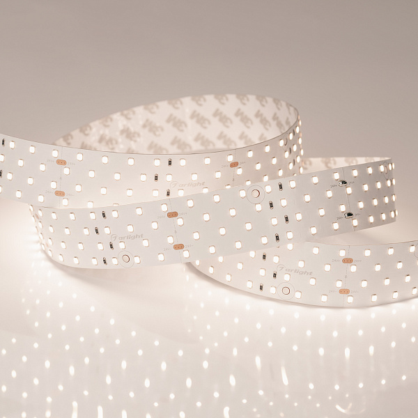 Светодиодная лента RT 2-2500 24V Warm3500 4x2 (2835, 700 LED, CRI98) (Arlight, 30 Вт/м, IP20) Lednikoff