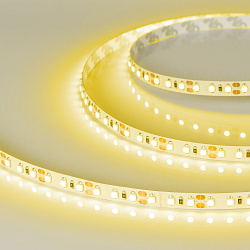 Светодиодная лента RT-A120-8mm 12V Yellow (9.6 W/m, IP20, 2835, 5m) (Arlight, 9.6 Вт/м, IP20)