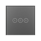 Выключатель сенсорный SWT-OMALI-S03-ZB-GR (250V, 10A, Zigbee) (Arlight, Стекло) Lednikoff