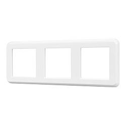 Рамка пластиковая FRM-VERSA-PL-3-WH (Arlight, -)