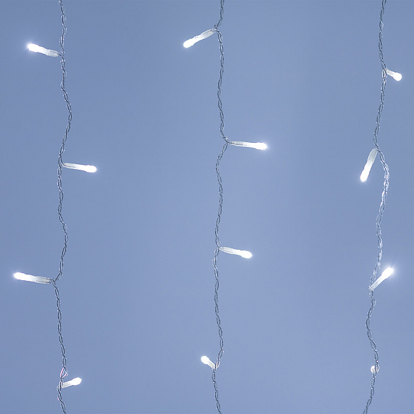 Светодиодная гирлянда ARD-CURTAIN-HOME-2000x2500-CLEAR-300LED White (230V, 12W) (Ardecoled, IP20) Lednikoff