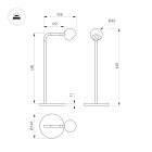 Светильник SP-OTTORI-TAB-6W Warm3000 (BK, 30 deg, 230V) (Arlight, IP20 Металл, 3 года)