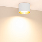 Светильник SP-BISCOTTO-R120-12W Warm3300-MIX (WH-GD, 80 deg, 230V) (Arlight, IP54 Металл, 5 лет) Lednikoff