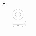 Накладка ART-DECK-CAP-ROLL-R50 (SL, STEEL) (Arlight, Металл) Lednikoff