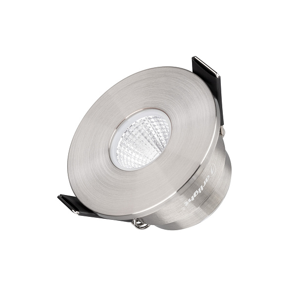 Светильник MS-GLORY-BUILT-R54-5W Warm3000 (NI, 60 deg, 230V) (Arlight, IP54 Металл, 5 лет) Lednikoff