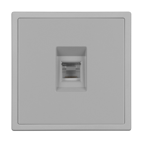 Механизм компьютерной розетки SCT-NOBE-MPC1-SFPL-IS (RJ-45, CAT6) (Arlight, Никель) Lednikoff