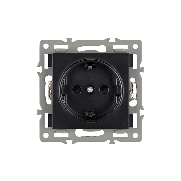 Механизм электрической розетки SCT-MEU1-PL-BK (250V, 16A) (Arlight, -) Lednikoff