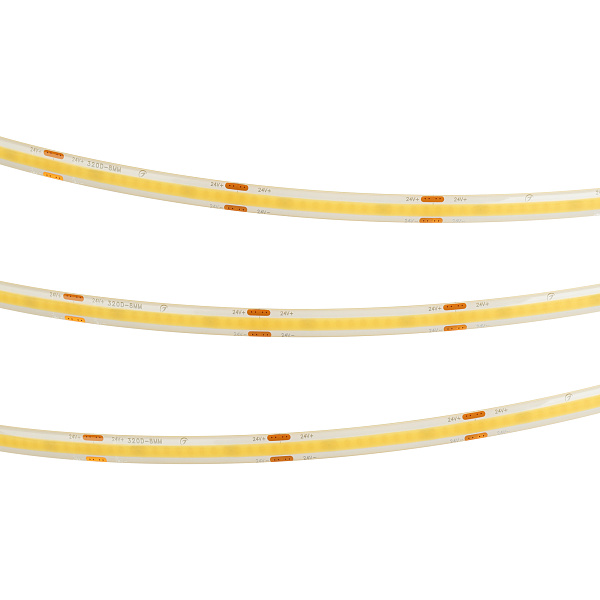 Светодиодная лента герметичная COB-SE-X320-8mm 24V Warm3000 (8 W/m, IP65, 5m) (Arlight, -) Lednikoff