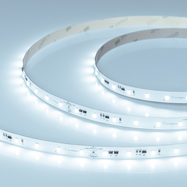 Светодиодная лента IC-A60-10mm 24V Cool 8K (4.8 W/m, IP20, 2835, 20m) (Arlight, 4.8 Вт/м, IP20) Lednikoff