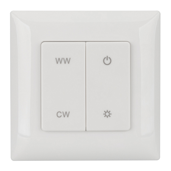 Панель SMART-P48-MIX-P-SUF (3V, 1 зона, Knob, 2.4G) (Arlight, Пластик) Lednikoff