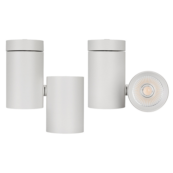 Корпус SP-POLO-SURFACE-TURN-R85 (WH, 1-3, 350mA) (Arlight, IP20 Металл, 3 года) Lednikoff