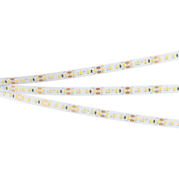 Светодиодная лента RT-A120-10mm 48V Warm3000 (9.6 W/m, IP20, 2835, 30m) (Arlight, Открытый) Lednikoff
