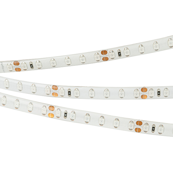 Светодиодная лента RTW 2-5000SE 24V Yellow 2x (3528, 600 LED, LUX) (Arlight, 9.6 Вт/м, IP65) Lednikoff