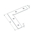 Соединитель профиля SL-LINE-4050-3L-L90 Set (Arlight, Металл) Lednikoff