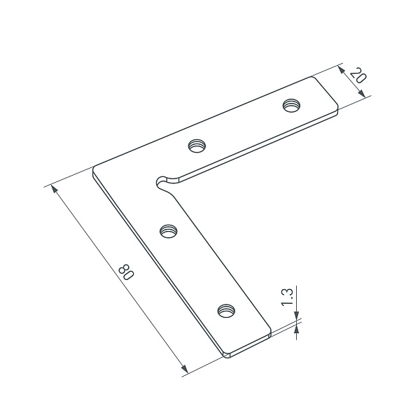 Соединитель профиля SL-LINE-4050-3L-L90 Set (Arlight, Металл) Lednikoff