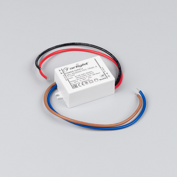 Блок питания ARJ-KE40250-PFC-TRIAC-A (10W, 250mA) (Arlight, IP44 Пластик, 5 лет) Lednikoff