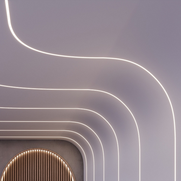 Силиконовый профиль WPH-FLEX-1616-TWIST-S11-20m WHITE (Arlight, Силикон) Lednikoff