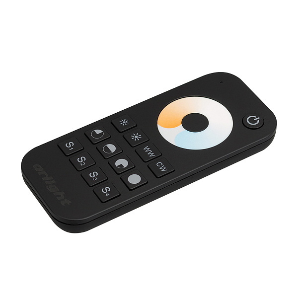 Пульт SMART-R34-MIX Black (1 зона, 2.4G) (Arlight, IP20 Пластик, 5 лет) Lednikoff