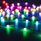 Светодиодная гирлянда ARD-BEAD-HOME-10000-CLEAR-100LED RGB (5V, USB, ПДУ) (Ardecoled, IP20 Пластик) Lednikoff