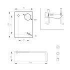 Светильник LGD-MARK-BOLL-H250-7W Warm3000 (GR, 60 deg, 230V) (Arlight, IP54 Металл, 3 года) Lednikoff