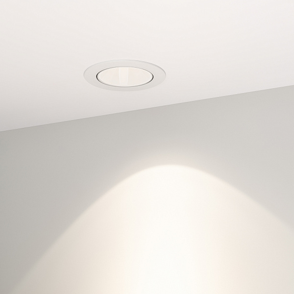 Светильник MS-FORECAST-BUILT-TURN-R102-12W Day4000 (WH-WH, 32 deg, 230V) (Arlight, IP20 Металл, 5 лет) Lednikoff