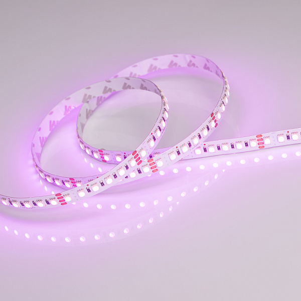 Светодиодная лента RT 2-5000 24V RGB 10mm (4040, 120 LED/m, LUX) (Arlight, 13.2 Вт/м, IP20) Lednikoff
