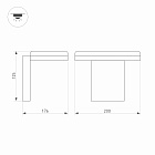 Светильник LGD-TENT-WALL-9W Warm3000 (GR, 110 deg, 230V) (Arlight, IP65 Металл, 3 года) Lednikoff
