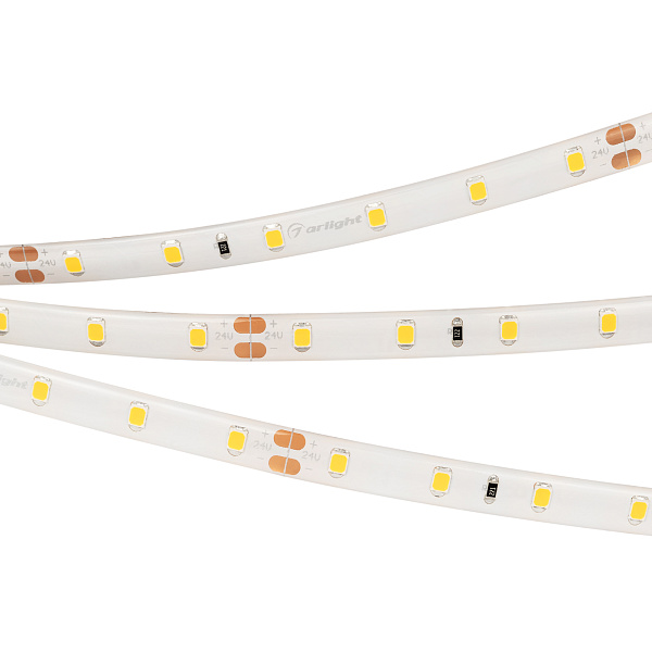 Светодиодная лента герметичная RTW-SE-A60-8mm 24V Warm2700 (4.8 W/m, IP65, 2835, 5m) (Arlight, -) Lednikoff
