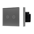 Выключатель сенсорный SWT-OMALI-S02-ZB-GR (250V, 10A, Zigbee) (Arlight, Стекло) Lednikoff