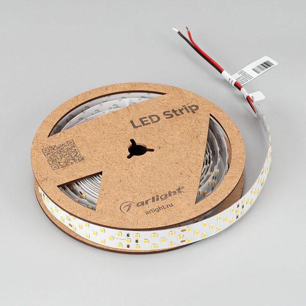 Светодиодная лента RT-A252-19mm 24V Warm3000 CRI98 (27 W/m, IP20, 2835, 5m) (Arlight, Открытый) Lednikoff