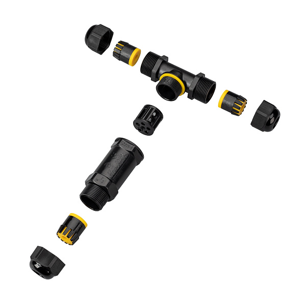 Коннектор NEO-GERM-5pin-T-WTW (4-8mm) (Arlight, IP68) Lednikoff