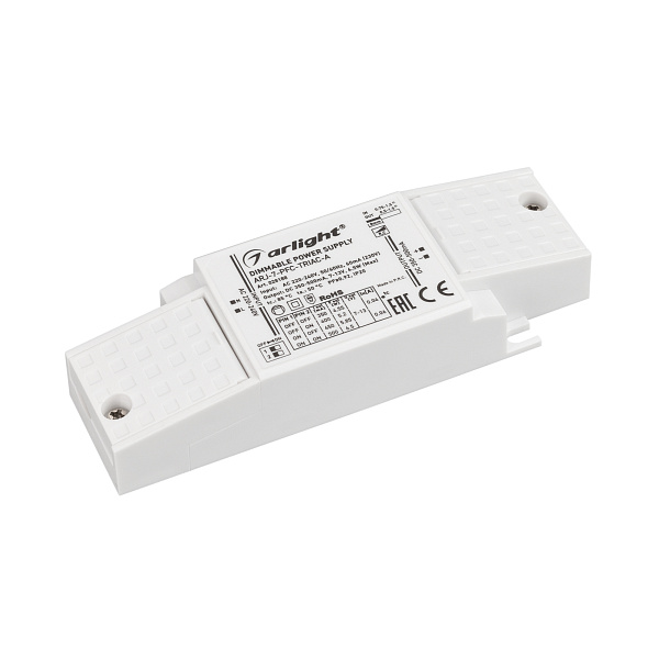 Блок питания ARJ-7-PFC-TRIAC-A (7W, 350-500mA) (Arlight, IP20 Пластик, 5 лет) Lednikoff