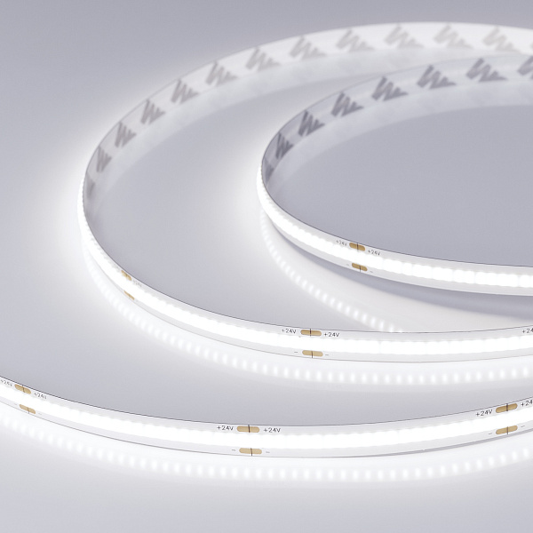 Светодиодная лента COB-X378-8mm 24V White6000 (11 W/m, IP20, 5m) (Arlight, -) Lednikoff