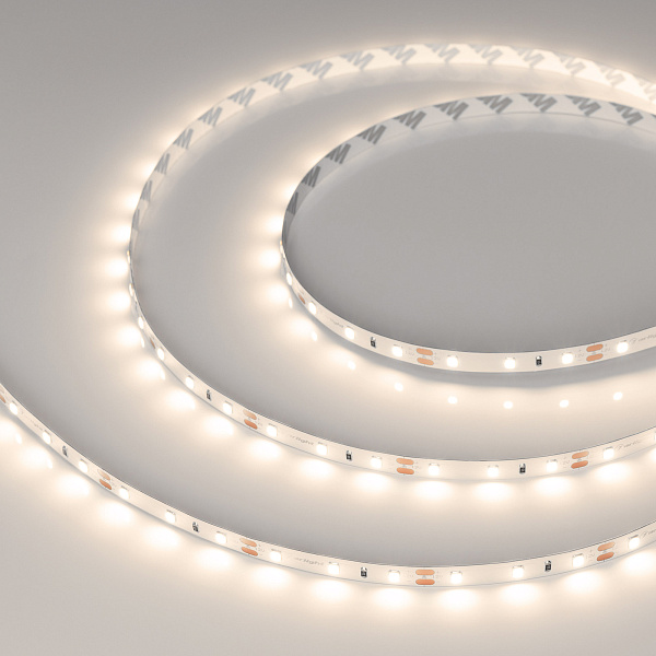 Светодиодная лента RT-A60-8mm 12V Warm3000 (2 W/m, IP20, 2835, 50m) (Arlight, -) Lednikoff
