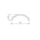 Экран ROUND-D36-360-2500 OPAL (Arlight, Пластик) Lednikoff