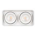 Светильник SP-CUBUS-S195x100-2x8W Warm3000 (WH, 45 deg, 230V) (Arlight, IP20 Металл, 3 года) Lednikoff