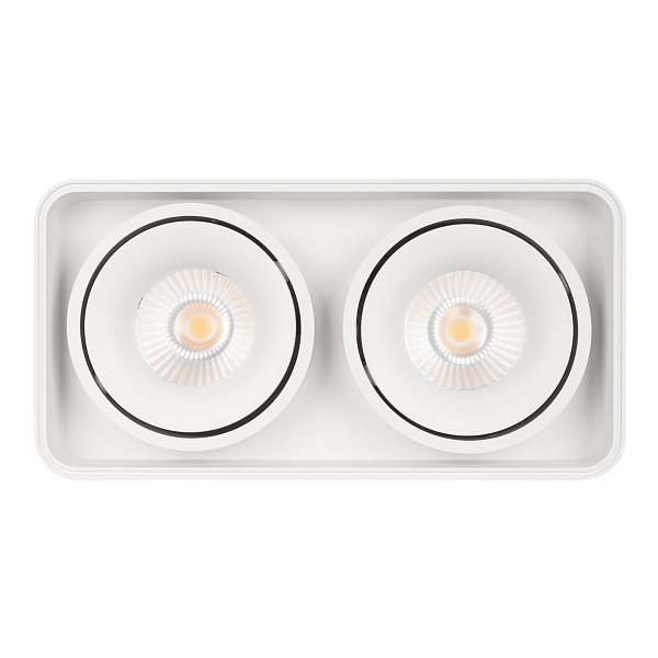 Светильник SP-CUBUS-S195x100-2x8W Warm3000 (WH, 45 deg, 230V) (Arlight, IP20 Металл, 3 года) Lednikoff