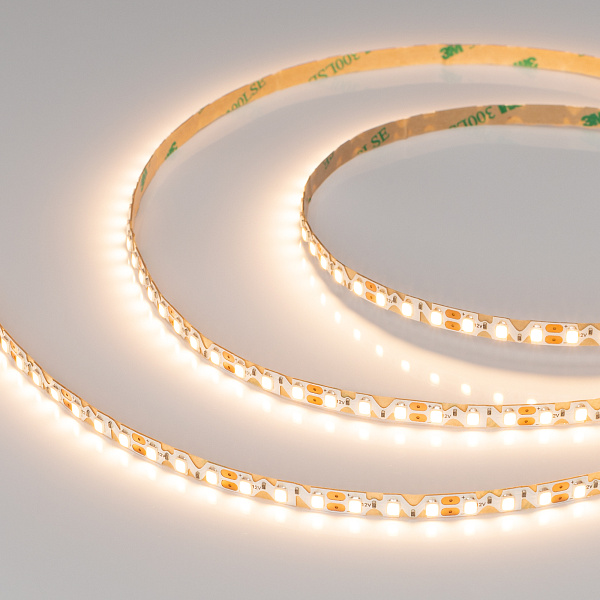Светодиодная лента RZ-A120-6mm 12V Warm2700 (12 W/m, IP20, 2835, 5m) (Arlight, 12 Вт/м, IP20) Lednikoff