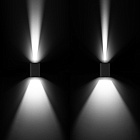 Светильник LGD-WALL-VARIO-S104x129-2x6W Day4000 (BK, 1-80 deg) (Arlight, IP54 Металл, 3 года) Lednikoff