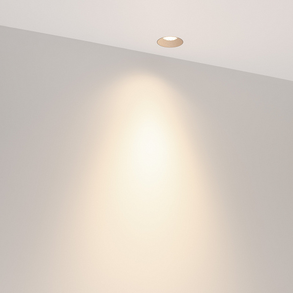 Светильник безрамочный DL-INTRAL-R39-6W Day4000 (Серый RAL7045, 50 deg, 230V) (Arlight, IP20 Металл, 5 лет) Lednikoff