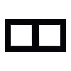 Рамка стеклянная FRM-GLARE-GS-2-BK (Arlight, -) Lednikoff