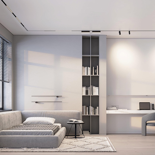 Светильник MAG-ORIENT-DOTS-FOLD-S230-12W Day4000-MIX (BK, 30 deg, 48V, DALI) (Arlight, IP20 Металл, 5 лет)