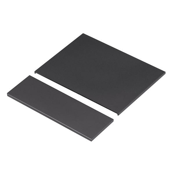INTELLIGENT ARLIGHT Накладка панели KNX-23-2G-SUF Dark Grey (Backlightless) (IARL, IP20 Металл, 2 года) Lednikoff