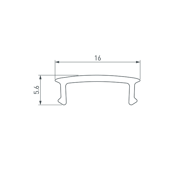 Экран ARH-FLAT-2000 Opal (Arlight, Пластик) Lednikoff