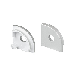 Заглушка SL-KANT-H16-S10 ROUND с отверстием (Arlight, Пластик)