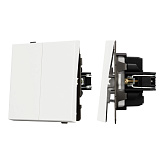 Механизм выключателя управления шторами SWT-TENDO-MKR2-SFPL-WH (230V, 10A) (Arlight, Матовый белый)