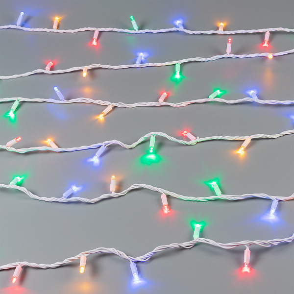 Светодиодная гирлянда ARD-STRING-CLASSIC-10000-WHITE-100LED-LIVE RGB (230V, 7W) (Ardecoled, IP65) Lednikoff