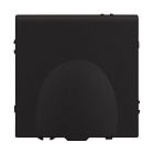 ARL NOBE Розетка зк со шторками и крышкой софт-тач черный оникс SCT-MCP-SFPL-BK (250V, 16A) (Arlight, -) Lednikoff