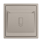 ARL NOBE Выключатель карточный магнитный софт-тач кашемир SWT-CRD-SFPL-CA (250V, 25A) (Arlight, -) Lednikoff